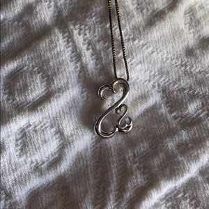 Open heart collection necklace